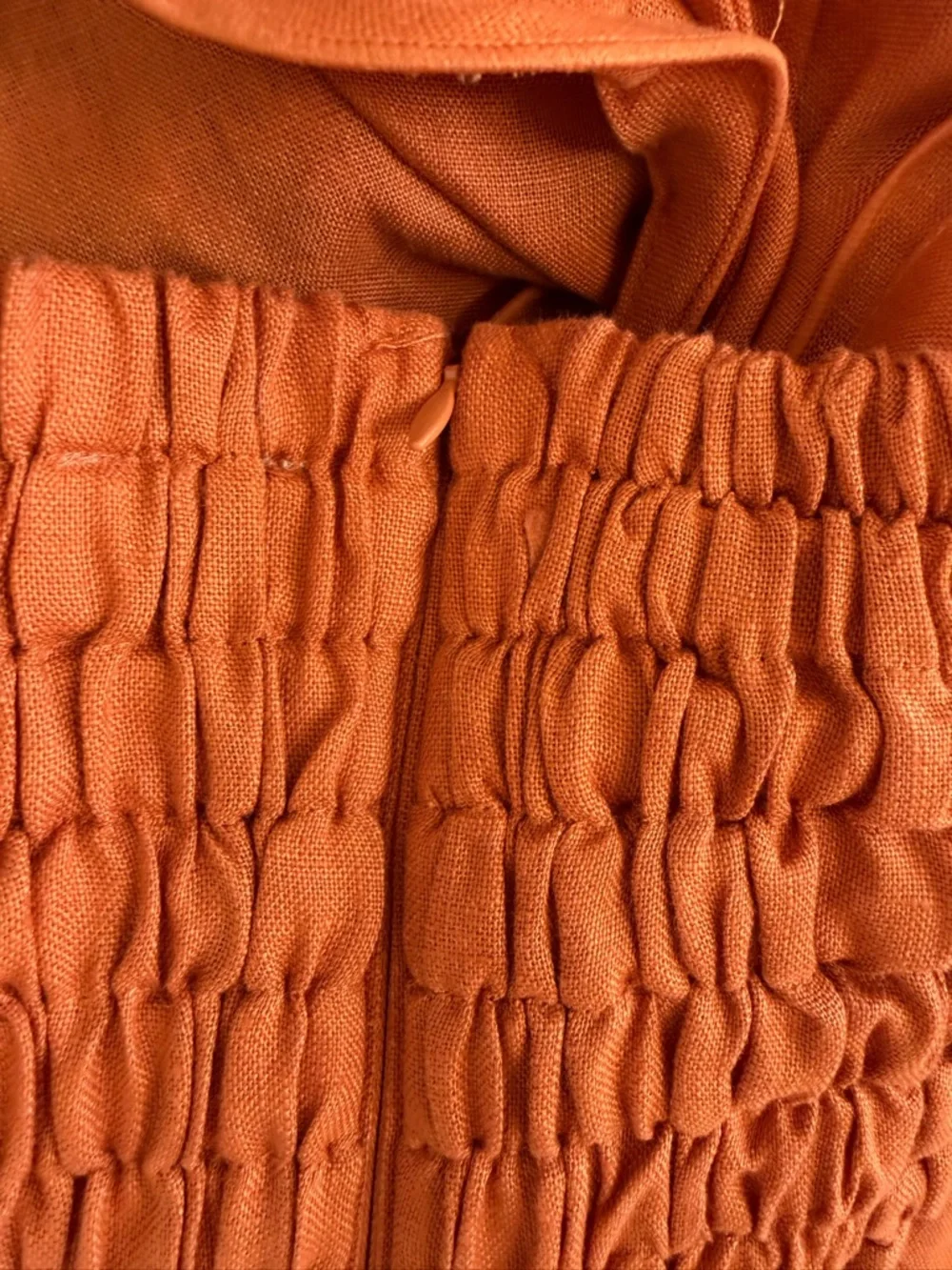 FARM Rio | Orange Flower Euroflax™ Premium 100% Linen Mini Dress | M - Picture 9 of 13